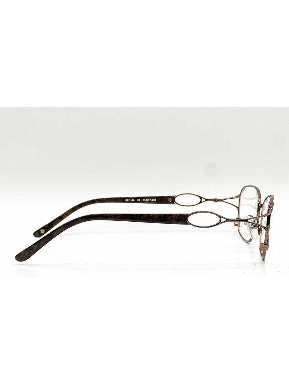 Classique Eye Essentials Sec119 C2 Bronze Authentic Eyeglasses 53-17-130